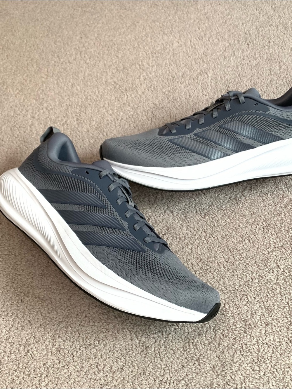 Adidas Response Pace Grey Sneakers “missing 1 Insole” Mens Size 13 D